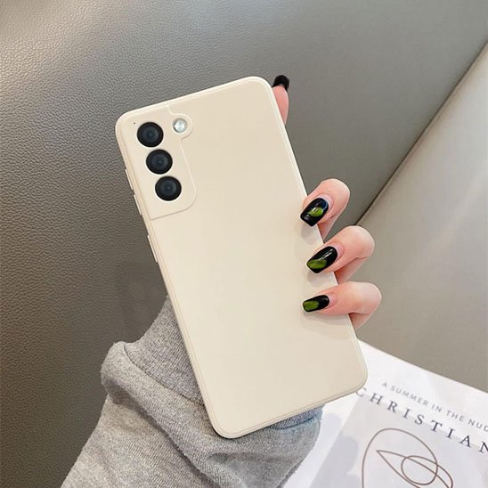 Coque en silicone blanc